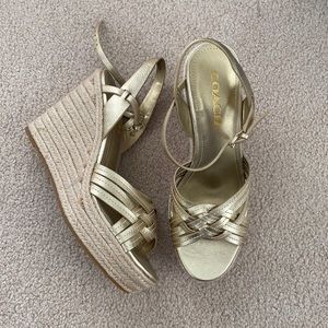 NWT Coach wedges